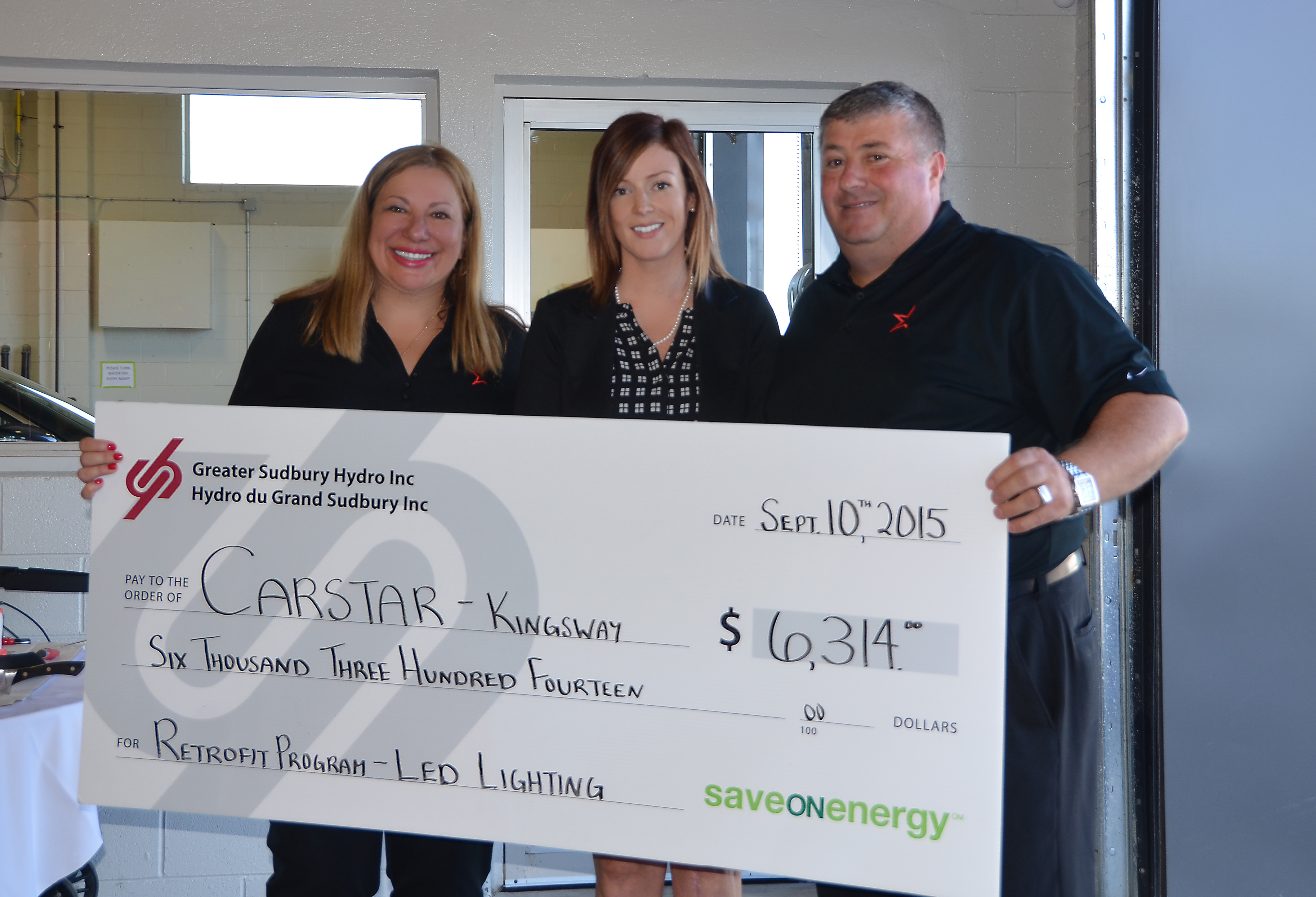 Greater Sudbury Hydro Energy Savers Carstar Kingsway Gianna & Tony Nero